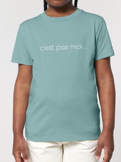 T SHIRT ENFANT " C'EST PAS MOI... C'EST LE CHAT" 