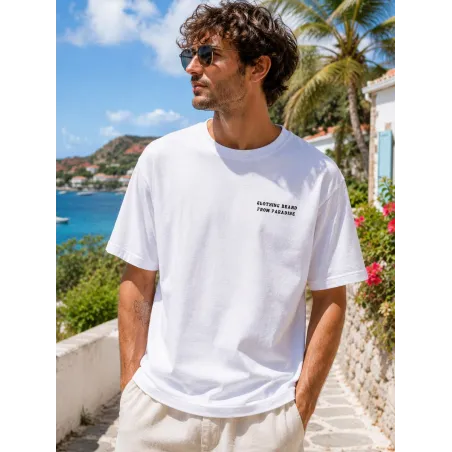 TEE-SHIRT OVERSIZE ST BARTH SUMMER 90
