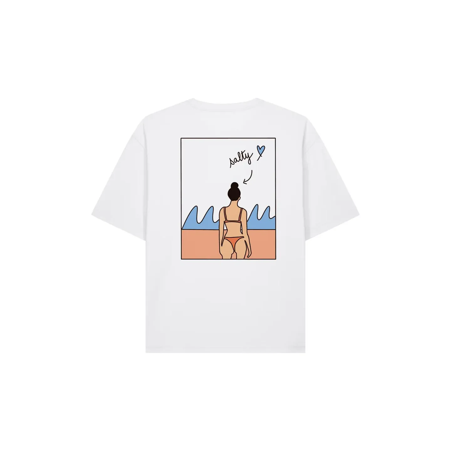 DOS TEE-SHIRT OVERSIZE SALTY CREW