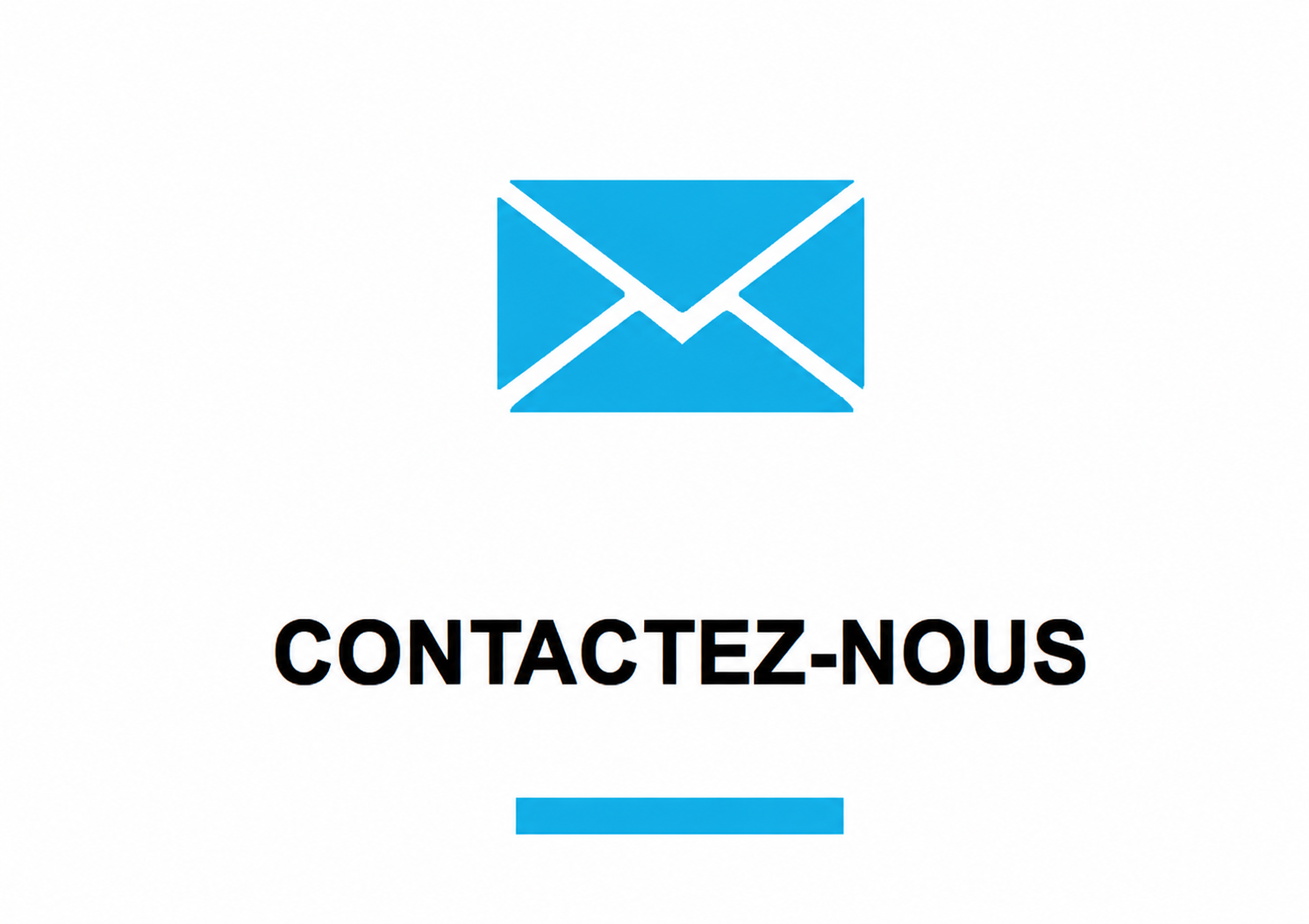 Logo et lien contactez-nous