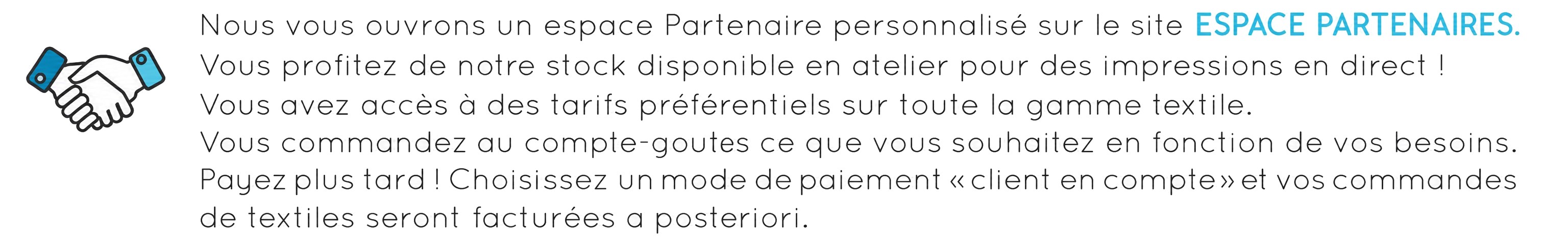 Ouverture de votre espace partenaire